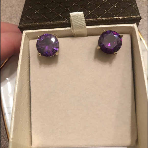 Jewelry - Purple oversized studs